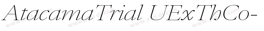 AtacamaTrial UExThCo字体转换